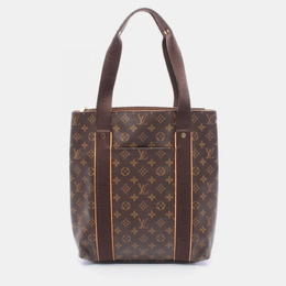 Louis Vuitton: Коричневая сумка-шоппер 