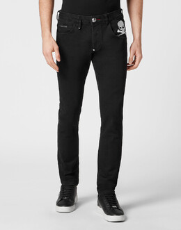 Philipp Plein: Прямые джинсы 