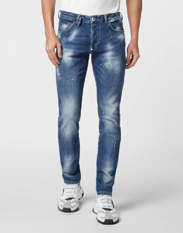 Philipp Plein: Прямые джинсы 