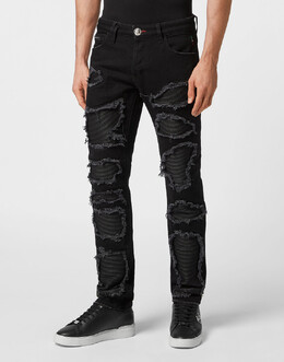 Philipp Plein: Прямые джинсы 