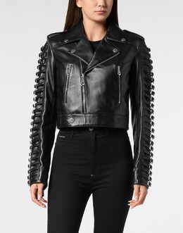 Philipp Plein: Кожаная куртка 