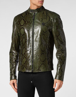 Philipp Plein: Кожаная куртка 