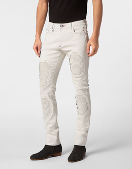 Philipp Plein: Прямые джинсы 