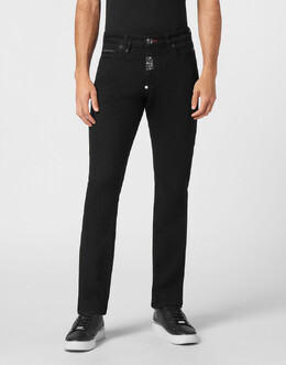 Philipp Plein: Прямые джинсы 