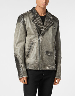 Philipp Plein: Кожаная куртка 