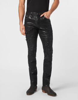 Philipp Plein: Прямые джинсы 