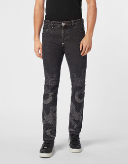 Philipp Plein: Прямые джинсы 