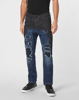 Philipp Plein: Прямые джинсы 