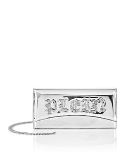 Philipp Plein: Серебристая сумка 