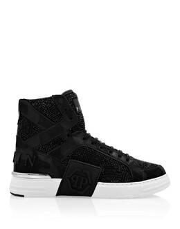 Philipp Plein: Белые кроссовки 