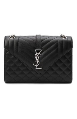 Saint Laurent: Чёрная сумка  Monogram