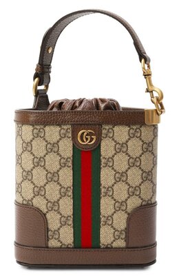 Gucci: Коричневая сумка  Ophidia GG
