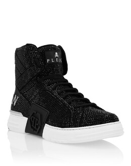 Philipp Plein: Белые кроссовки 