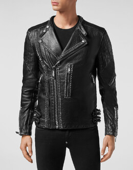 Philipp Plein: Кожаная куртка 