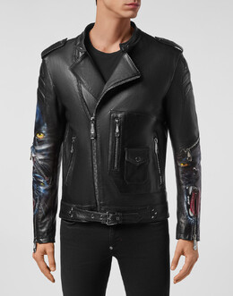 Philipp Plein: Кожаная куртка 