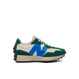New Balance: Зелёные кроссовки  327