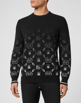 Philipp Plein: Трикотажный свитер 