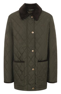 Burberry: Куртка цвета хаки 