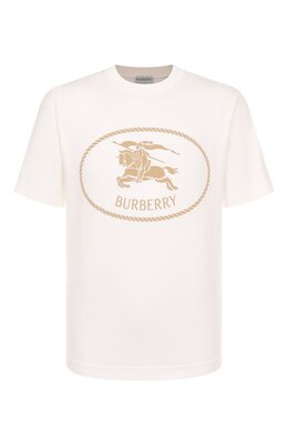 Burberry: Хлопковая футболка 