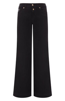 Versace Jeans Couture: Чёрные джинсы 