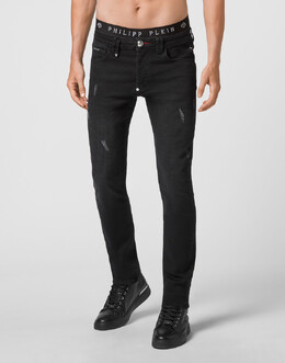 Philipp Plein: Прямые джинсы 