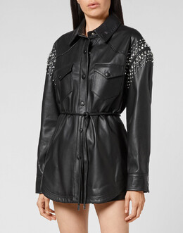Philipp Plein: Кожаная куртка 