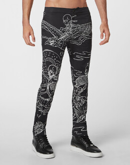 Philipp Plein: Кожаные брюки 