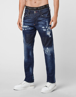 Philipp Plein: Прямые джинсы 