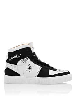 Philipp Plein: Белые кроссовки 
