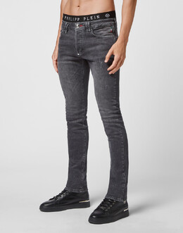 Philipp Plein: Прямые джинсы 