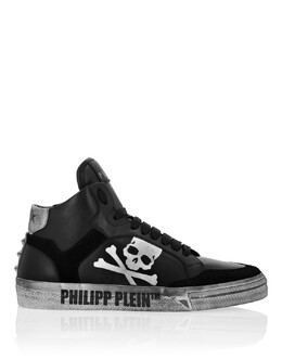 Philipp Plein: Чёрные кроссовки 