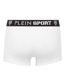 Plein Sport: Белые трусы 