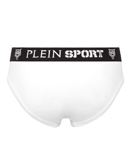 Plein Sport: Белые трусы 