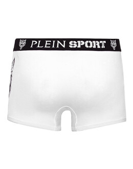 Plein Sport: Белые трусы 