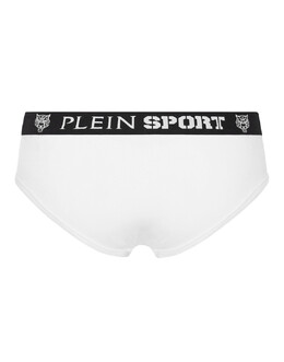 Plein Sport: Белые трусы 