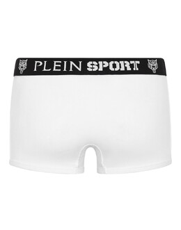 Plein Sport: Белые трусы 