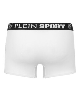 Plein Sport: Белые трусы 