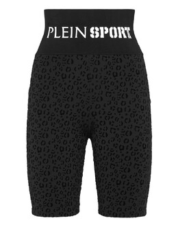 Plein Sport: Чёрные легинсы 