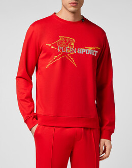 Plein Sport: Трикотажная толстовка 