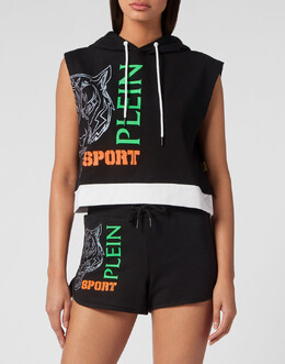 Plein Sport: Трикотажная толстовка 