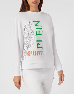 Plein Sport: Трикотажная толстовка 