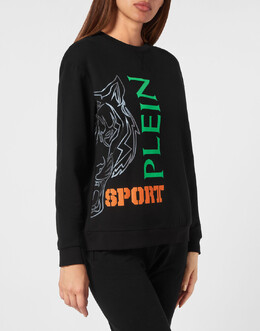 Plein Sport: Трикотажная толстовка 