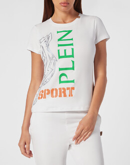 Plein Sport: Белая футболка 