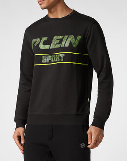 Plein Sport: Трикотажная толстовка 