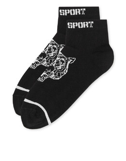 Plein Sport: Чёрные носки 