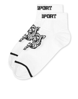 Plein Sport: Белые носки 