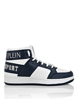 Plein Sport: Белые кроссовки 
