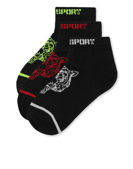Plein Sport: Чёрные носки 