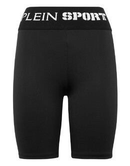 Plein Sport: Чёрные легинсы 