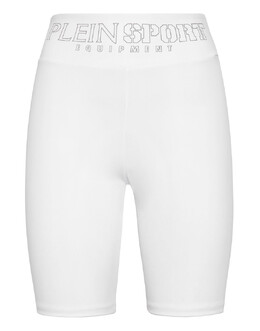 Plein Sport: Белые легинсы 